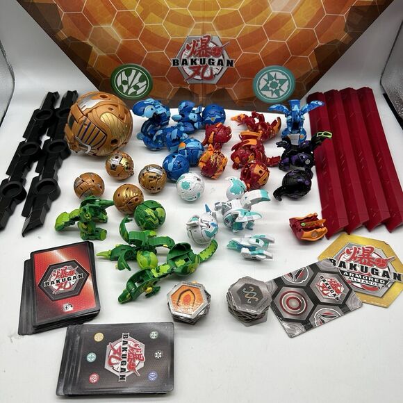 Bakugan Battle Brawlers LOT Figures Cards 100+ Pieces Total - Picture 1 of 15